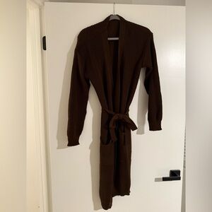 NWOT brown duster.
Closet clear out to raise $ for LA fire victims